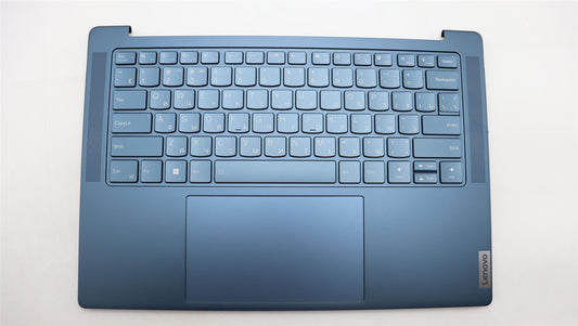 Lenovo Yoga 7 14ARP8 Palmrest Cover Touchpad Keyboard Russian 5CB1L50346