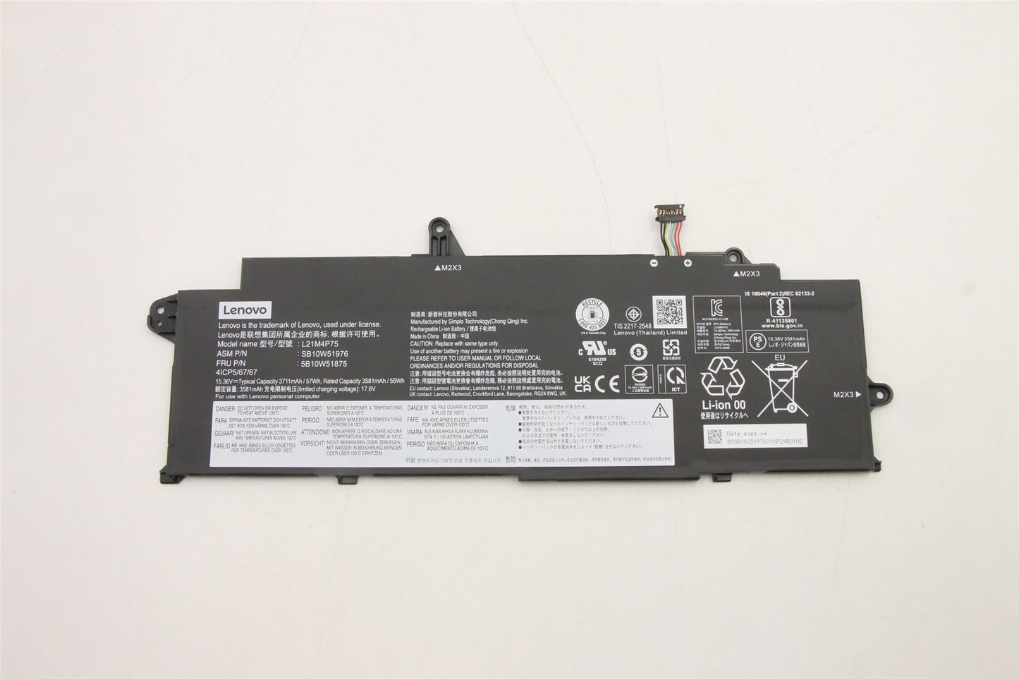 Lenovo ThinkPad T14s 4 T14s 3 Battery 5B10W51874