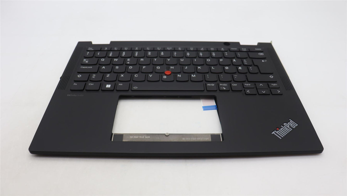 Lenovo ThinkPad X13 Gen 4 Keyboard Palmrest Top Cover Norwegian Black 5M11L64259
