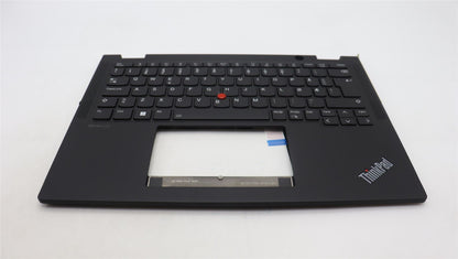 Lenovo ThinkPad X13 Gen 4 Keyboard Palmrest Top Cover Norwegian Black 5M11L64259