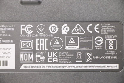 Lenovo SMC KBD-US Eng with Euro 5D51H38218