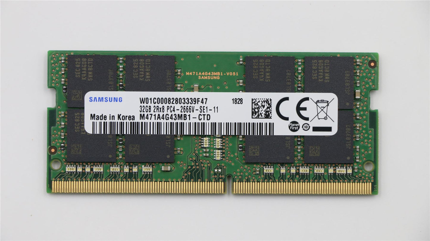 Lenovo SODIMM,32GB, DDR4, 2666,SAMSUNG 01AG861