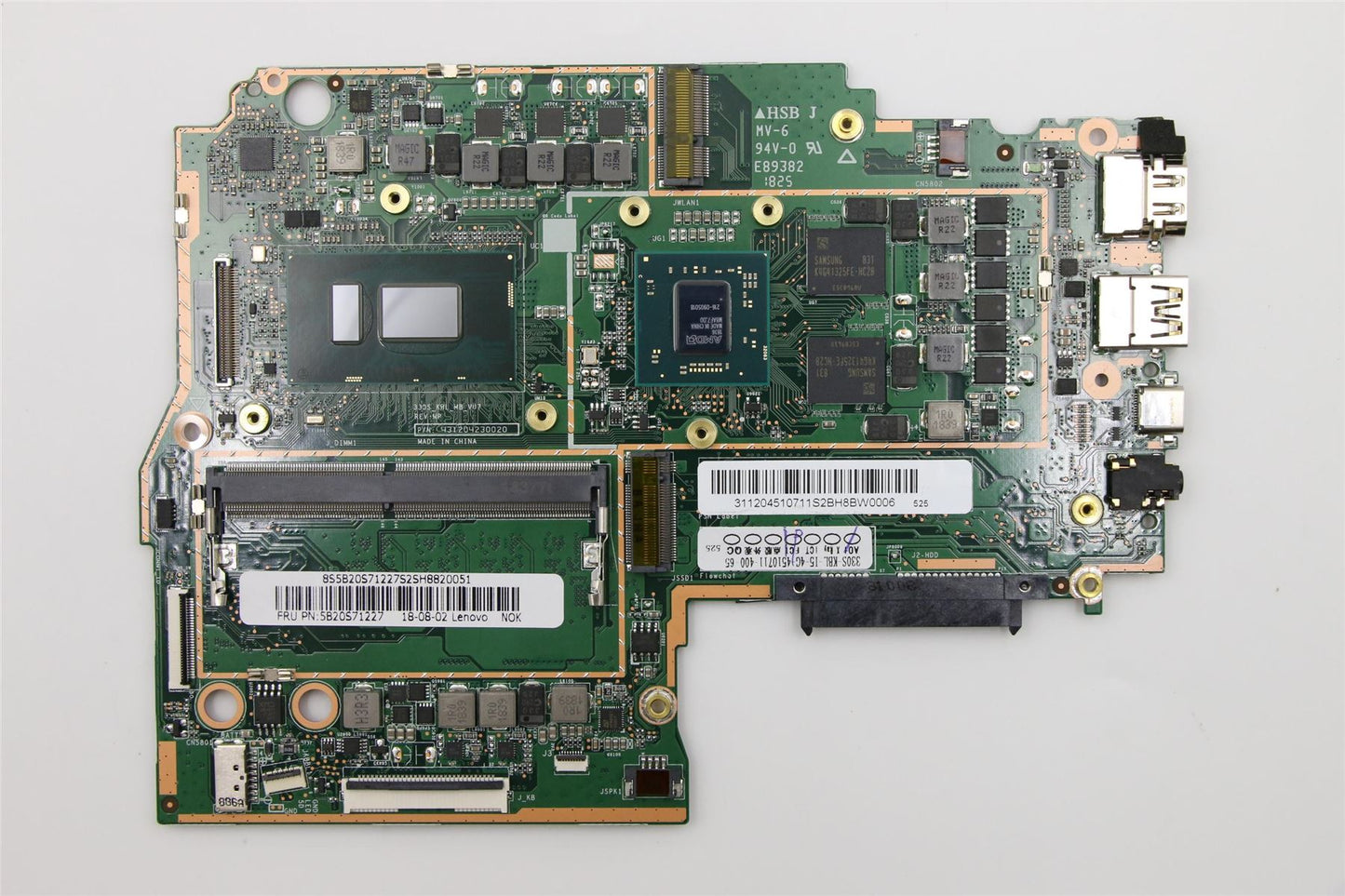 Lenovo IdeaPad 330S 15IKB Motherboard Mainboard 5B20S71227