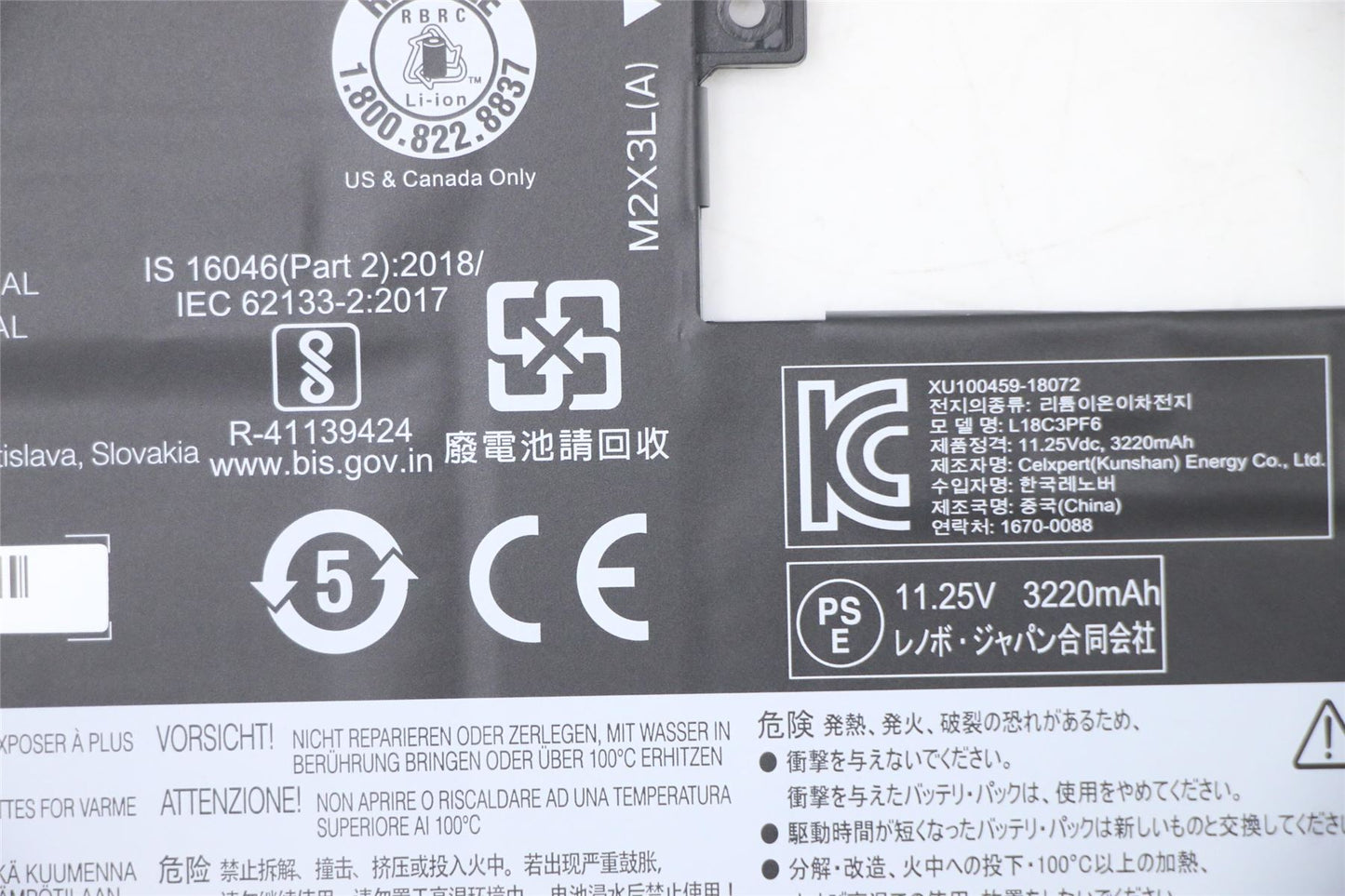 Lenovo IdeaPad S340-15IWL Touch S340-15IIL Touch S340-14IWL Battery 5B10T09093