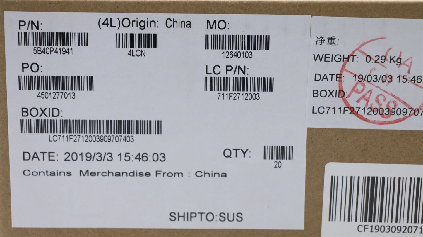 Lenovo 5B40P41941 HDD Bracket L 80VR for 2T HDD