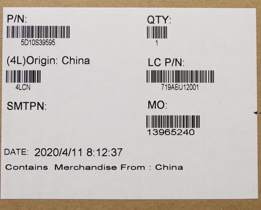Lenovo Yoga C940-14IIL Screen LCD Touch Touchscreen Black FHD 5D10S39595