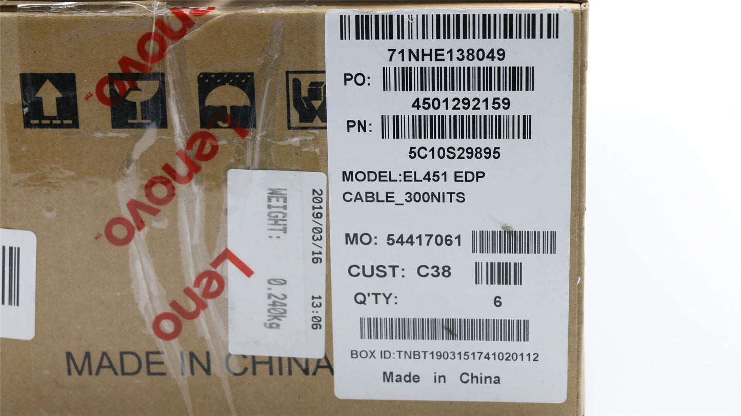 Lenovo IdeaPad S540-14IWL S540-14IML Cable Lcd Screen Display LED 5C10S29895