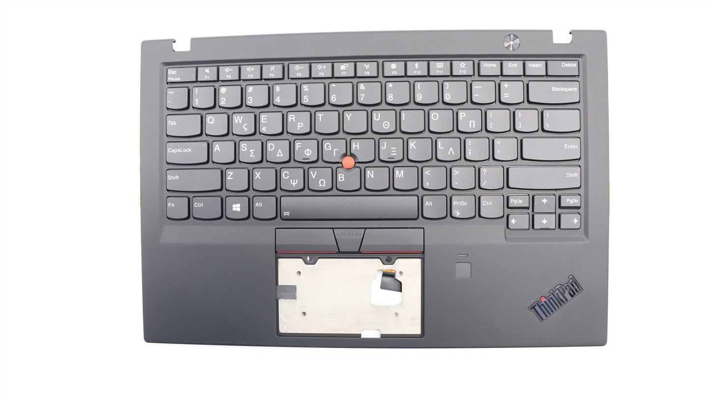 Lenovo MECH_ASM GRP_KBD_Bzl_GR,FPR_NFC,BK,CHY 01YR615