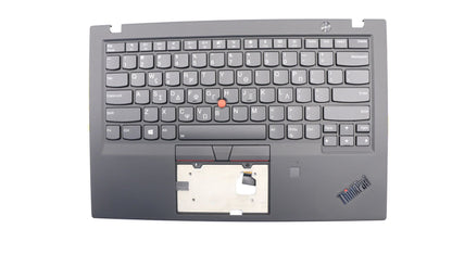 Lenovo MECH_ASM GRP_KBD_Bzl_GR,FPR_NFC,BK,CHY 01YR615