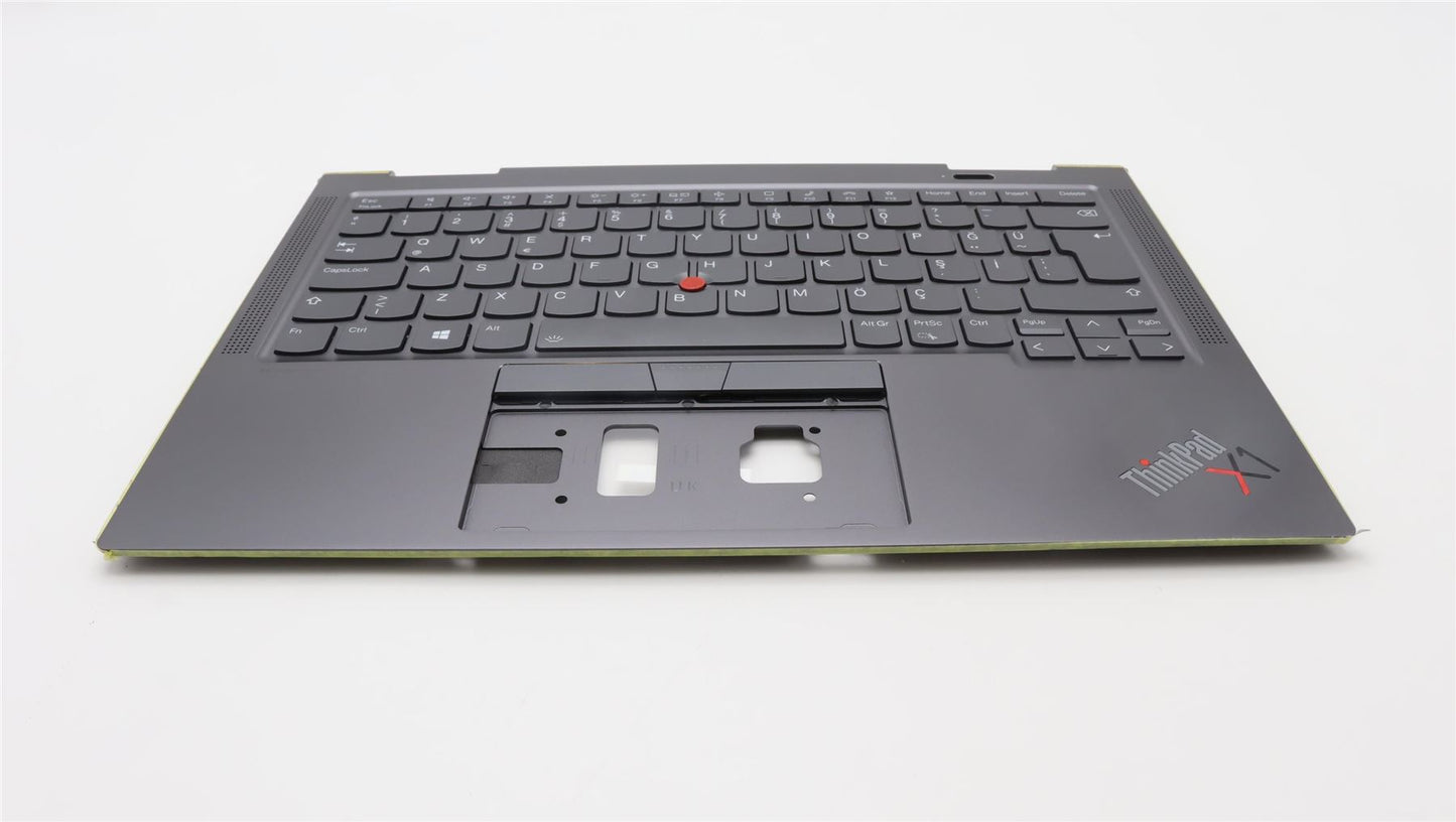Lenovo 730 13IWL 730 13IKB Keyboard Palmrest Top Cover Belgian Silver 5CB0Q95930