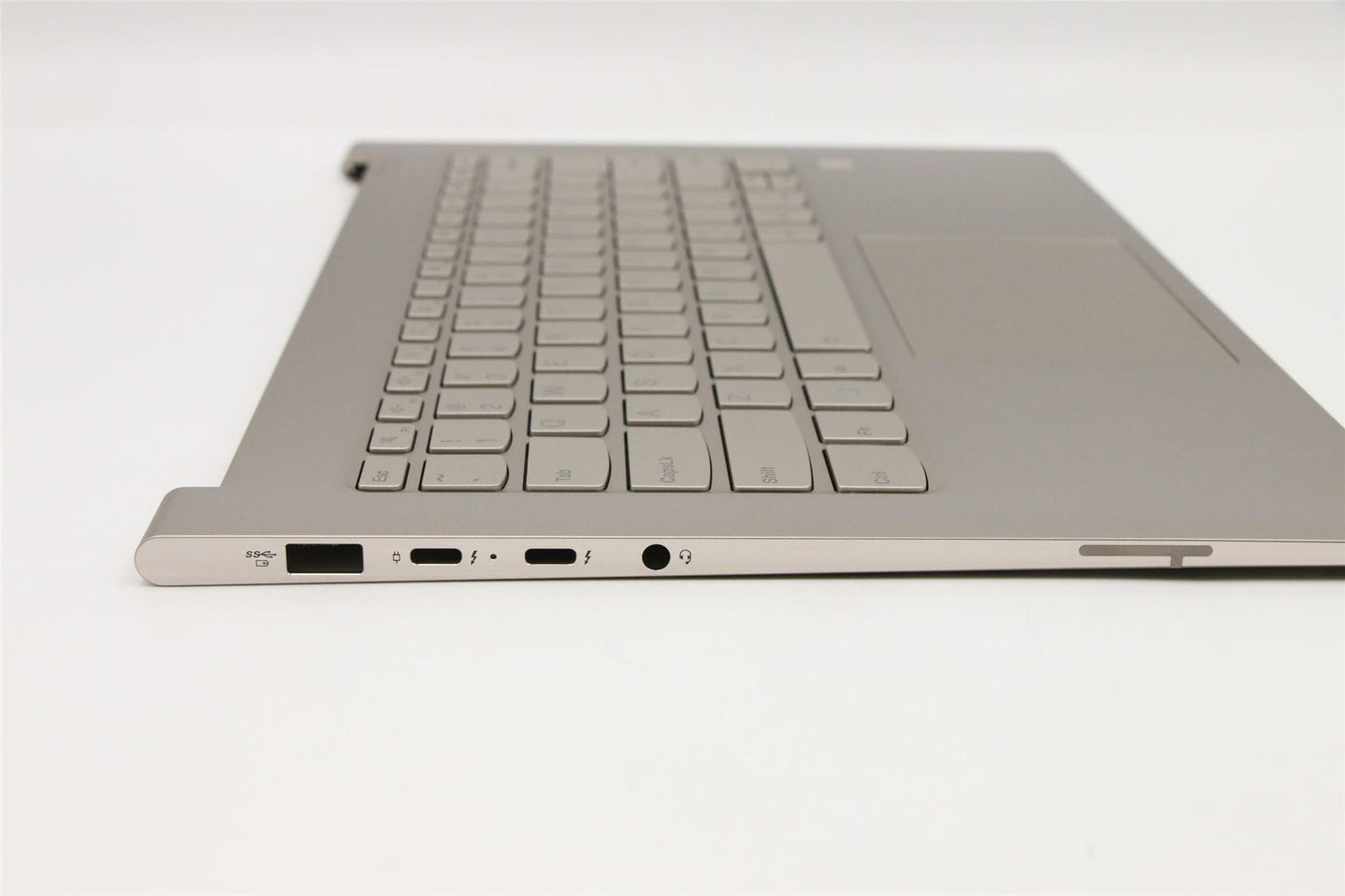 Lenovo Yoga C930-13IKB Keyboard Palmrest Top Cover US Silver Backlit 5CB0S72668