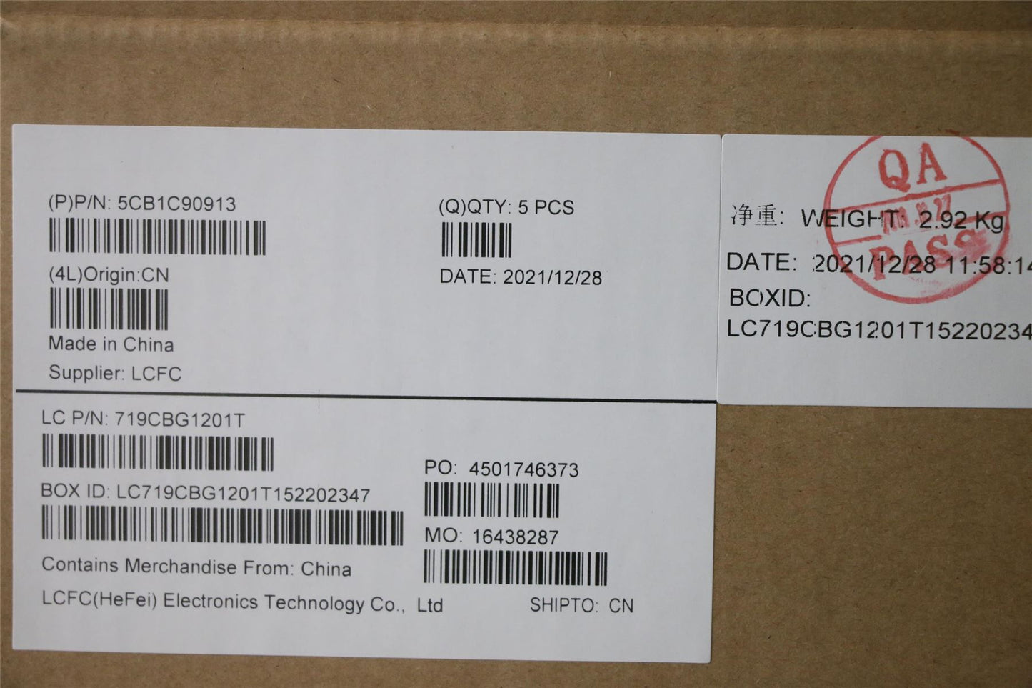 Lenovo Upper Case ASM_UKE L82NH LIG_SR 5CB1C90913