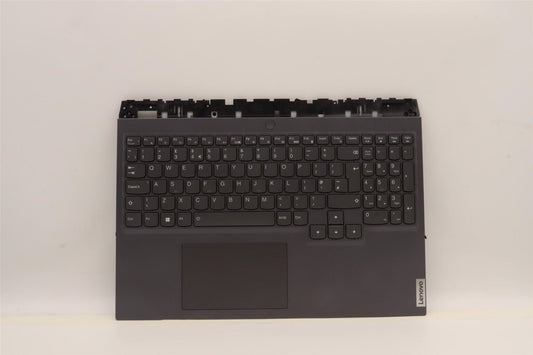 Lenovo 5 16ARH7H Palmrest Cover Touchpad Keyboard UK Slate Grey 5CB1H71038