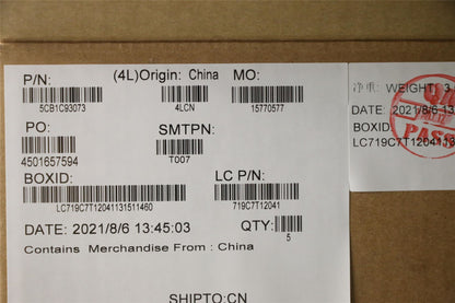 Lenovo Upper Case ASM_HBW L82JW BU_WHW/F 5CB1C93073