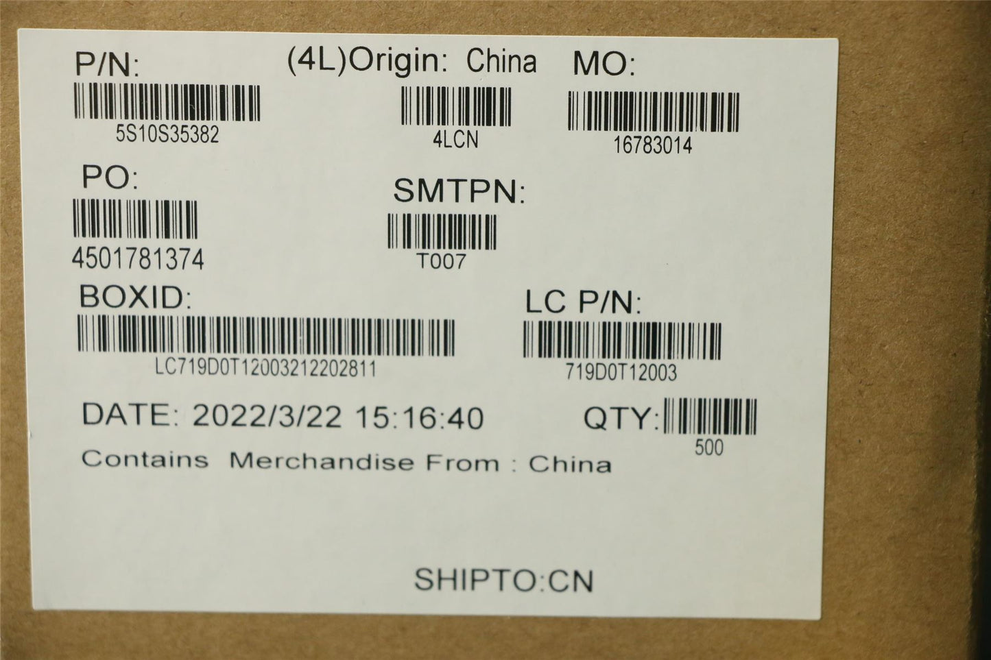Lenovo SCREW Screw L 82LU 2D0.5+7.1L 5S10S35382