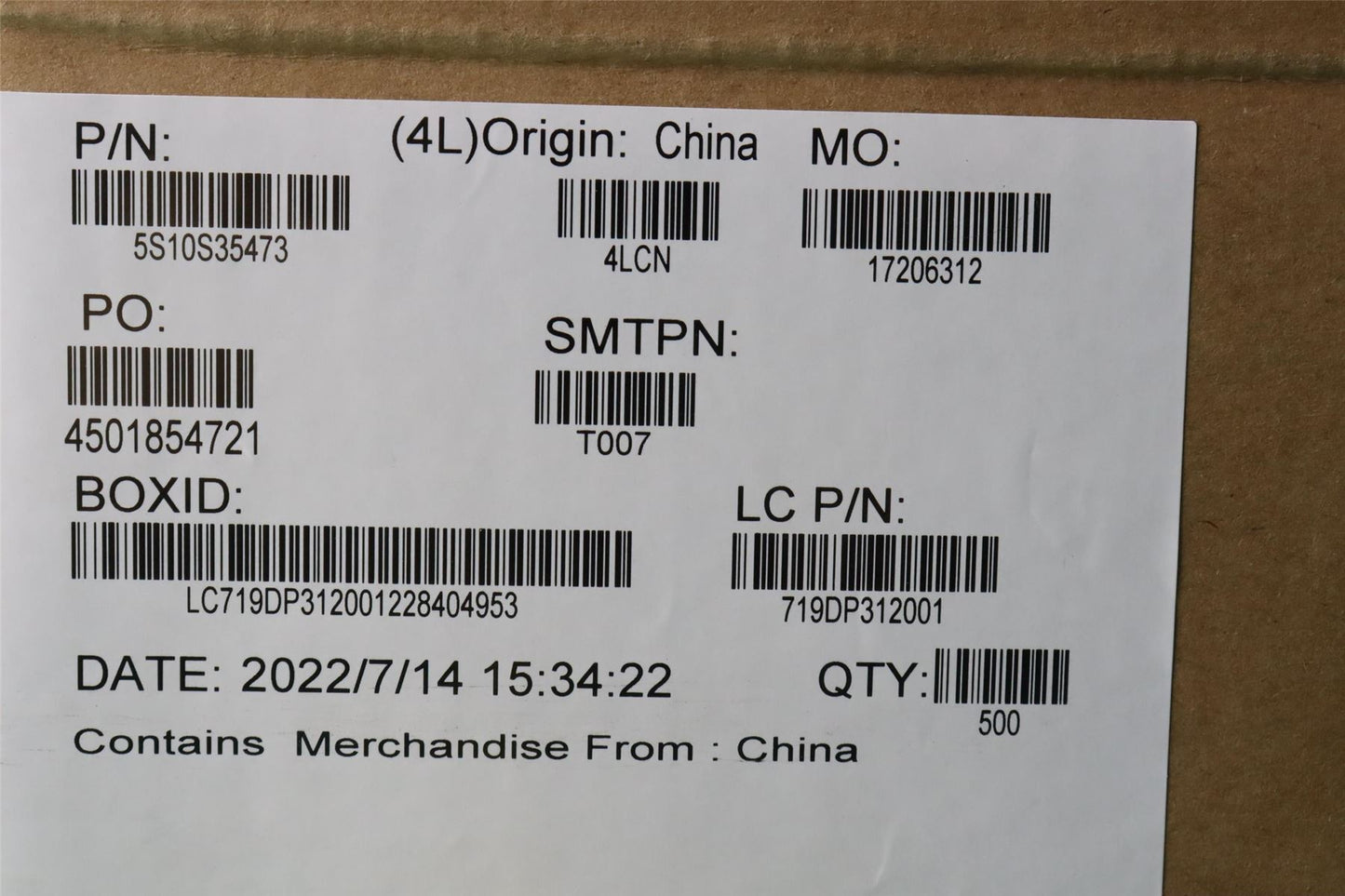 Lenovo SCREWL82U9MM2.0D2.5LK5D0.5TZKNL+ 5S10S35473