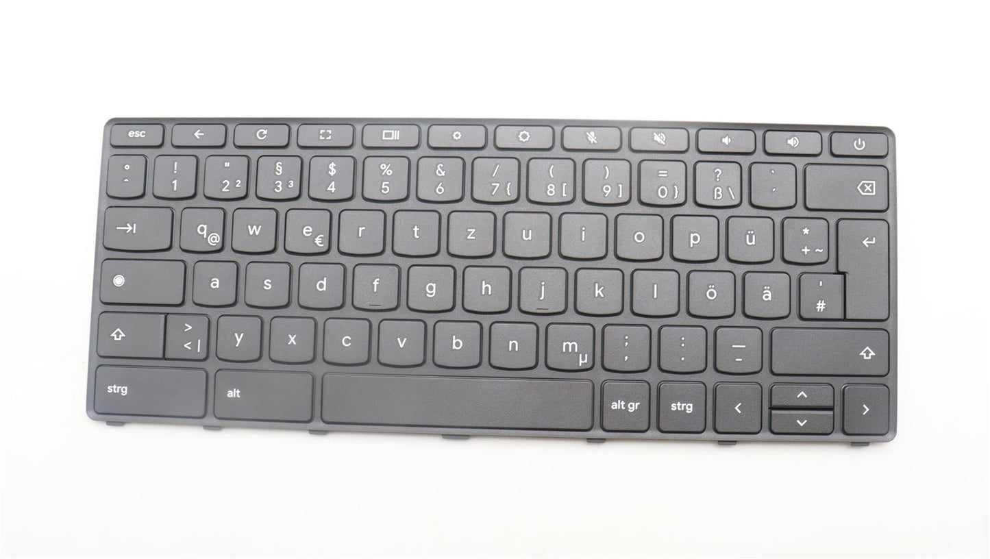 Lenovo 100e Gen4 Keyboard German Grey Backlit 5N21L43922