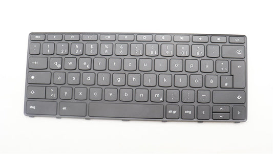 Lenovo 100e Gen4 Keyboard German Grey Backlit 5N21L43922