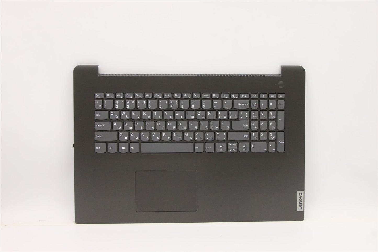Lenovo V17 G2 ITL Palmrest Cover Touchpad Keyboard Russian Iron Grey 5CB1D01852