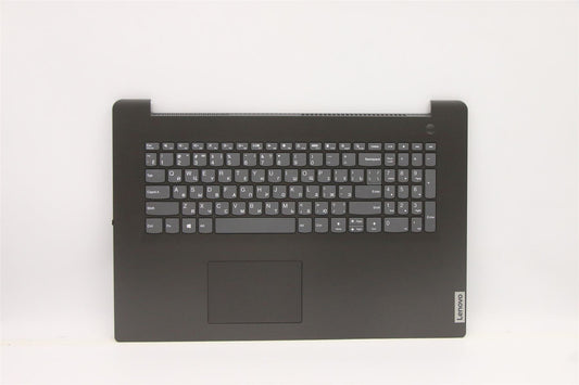 Lenovo V17 G2 ITL Palmrest Cover Touchpad Keyboard Russian Iron Grey 5CB1D01852