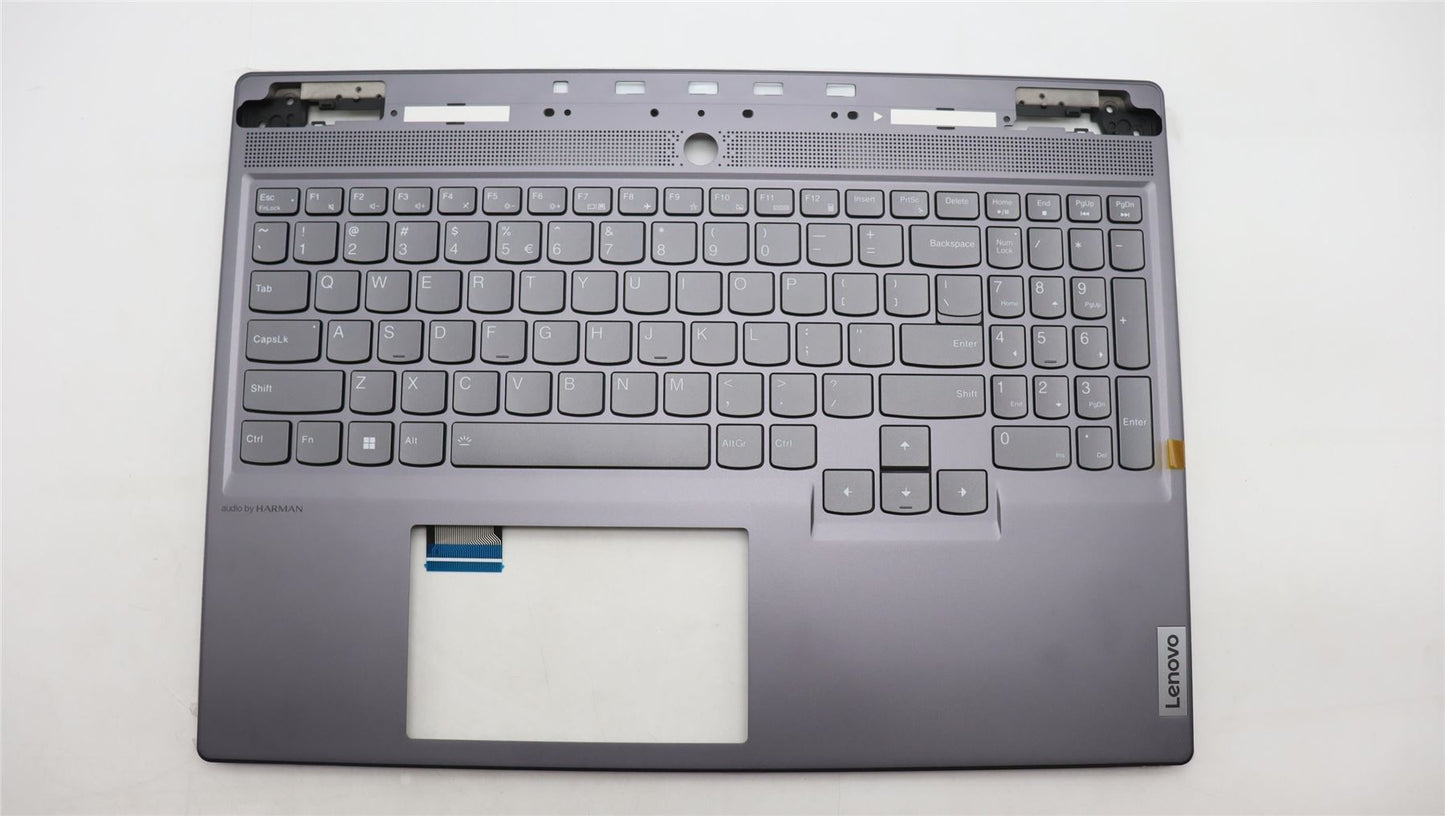 Lenovo Legion S7 16IRH8 Keyboard Palmrest Top Cover US Europe White 5CB1L67959