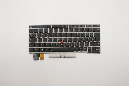 Lenovo ThinkPad L13 Keyboard German Silver Backlit 01YP852