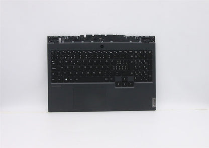 Lenovo 5 15ARH05 Palmrest Cover Touchpad Keyboard Switzerland Black 5CB0Z27731