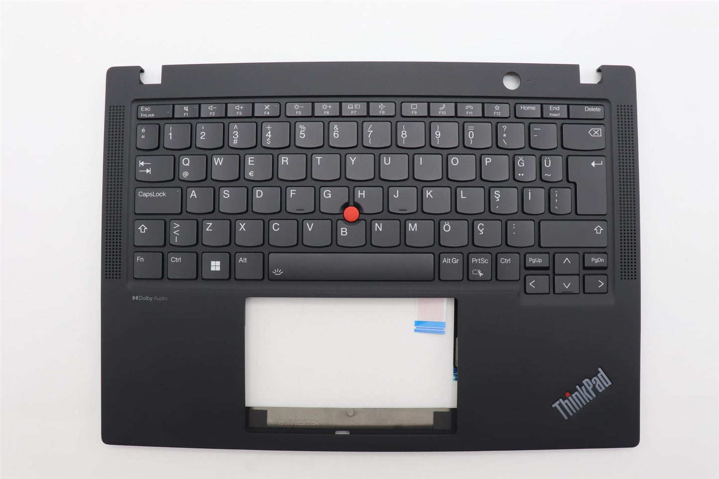 Lenovo ThinkPad X13 Gen 4 Keyboard Palmrest Top Cover Turkish Black 5M11H94570