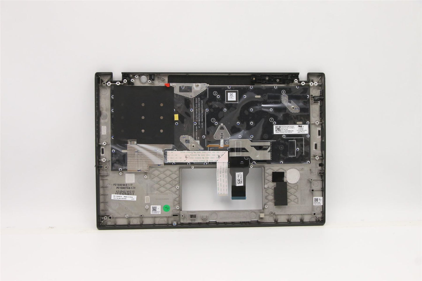 Lenovo ThinkPad T14s Gen 2 Keyboard Palmrest Top Cover Belgian Black 5M11A37202