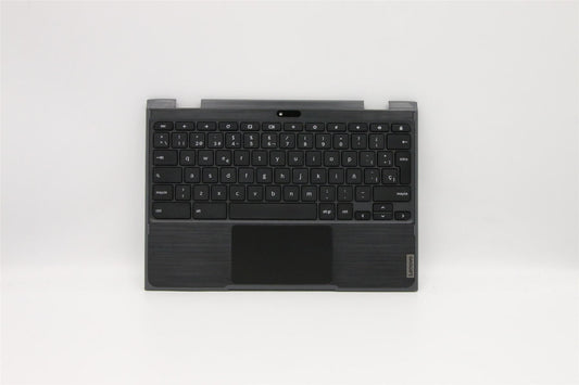 Lenovo Chromebook 300e 2nd Keyboard Palmrest Top Cover Spanish Black 5CB0Y57957