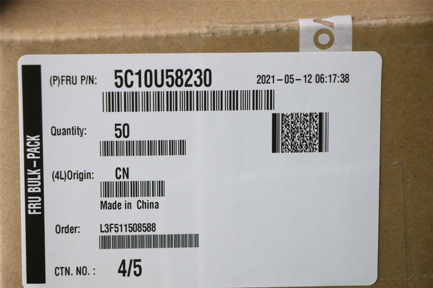 Lenovo ThinkStation P920 4-Pin to 6-Pin Cable 5C10U58230