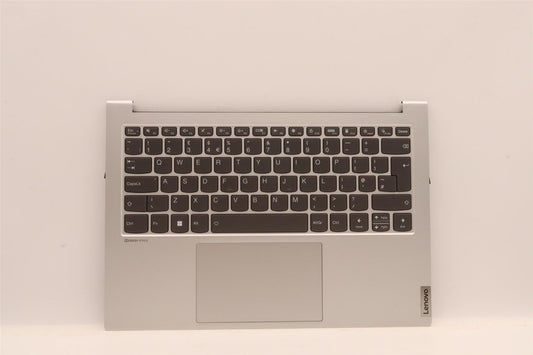 Lenovo IdeaPad 7 14ACH5 Palmrest Cover Touchpad Keyboard UK Iron Grey 5CB1B43527