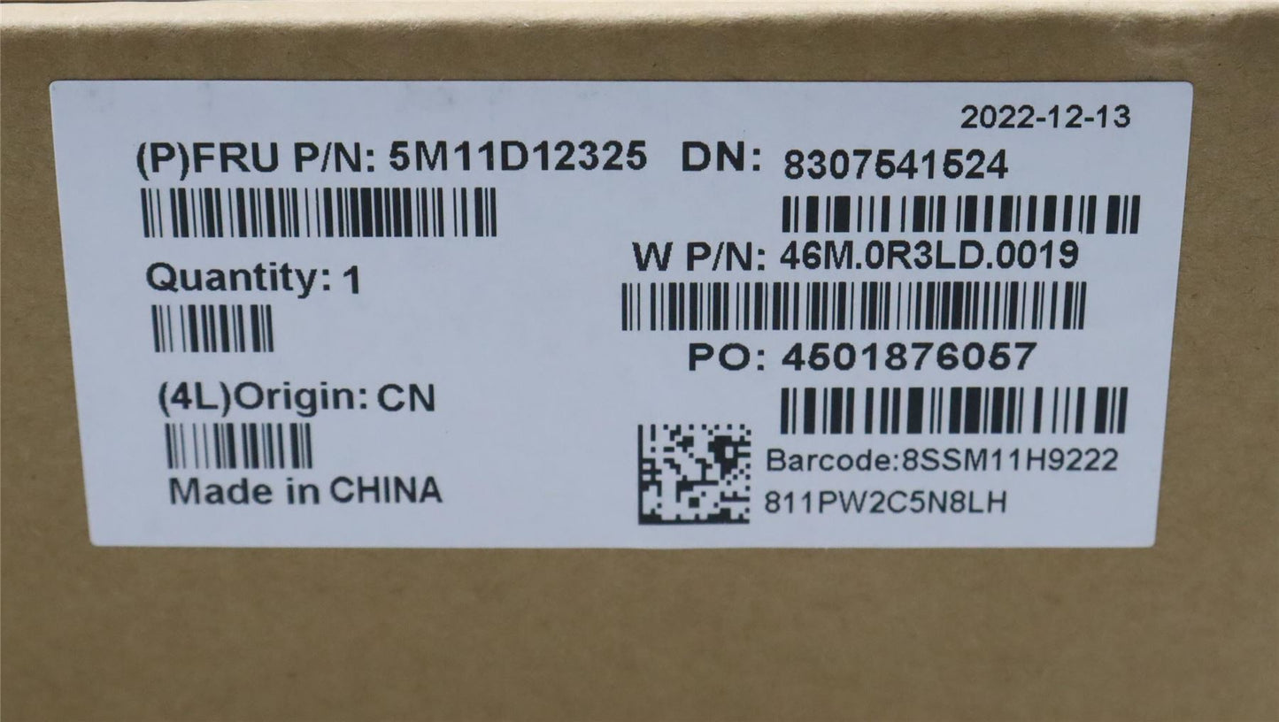 Lenovo ThinkPad X1 Gen 5 LCD Screen Display Panel 16 WQXGA Anti-Glare 5M11D12325