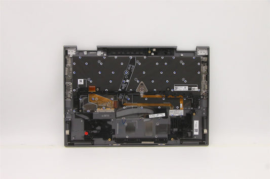 Lenovo Yoga X1 6th Keyboard Palmrest Top Cover US International Grey 5M11C40977
