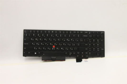 Lenovo ThinkPad T15g Gen 2 P15 Gen 2 s Keyboard Ukrainian Black 5N21B44401