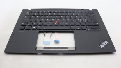 Lenovo ThinkPad T14s Gen 2 Keyboard Palmrest Top Cover Nordic Black 5M11F24772