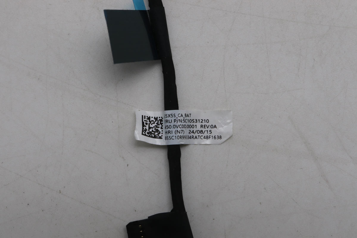 Lenovo W 83J3 Battery Cable 5C10S31210