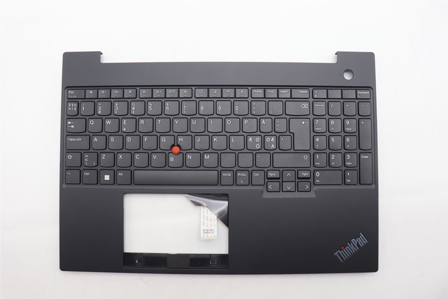 Lenovo ThinkPad E16 Gen 1 Keyboard Palmrest Top Cover Russian Grey 5M11H94802