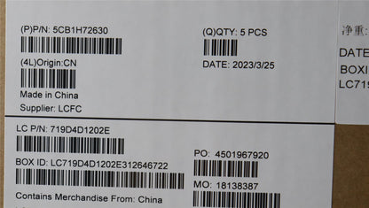 Lenovo Upper Case ASM_POR L82RM AB_NFP_BL 5CB1H72630