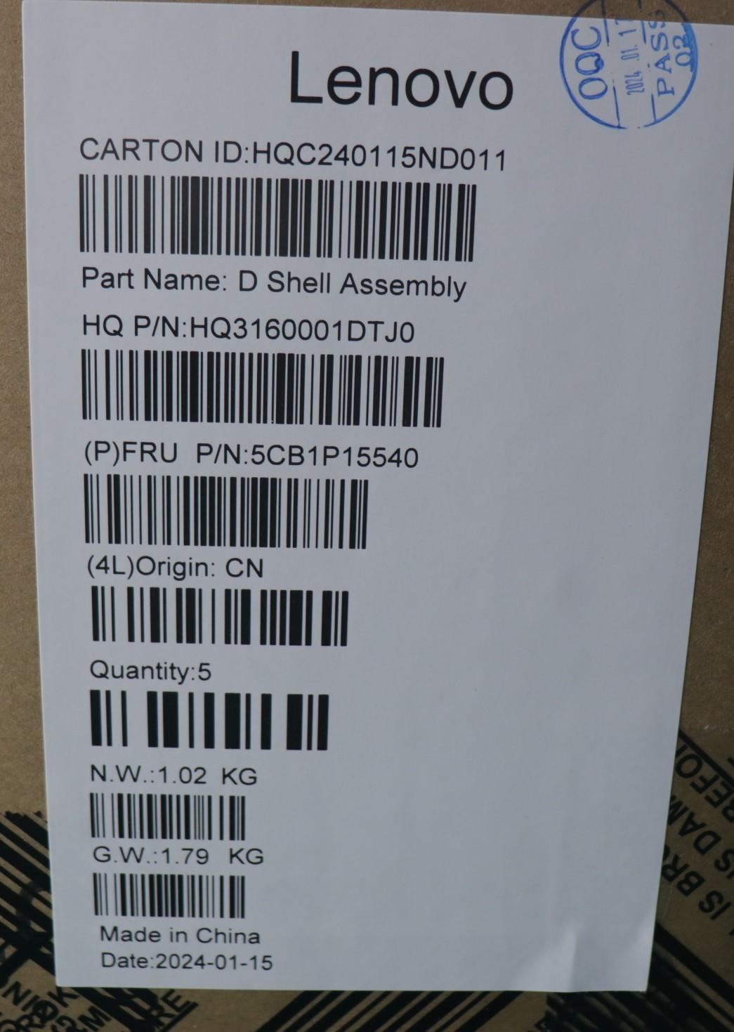 Lenovo Lower Case H83AUTTNormal 5CB1P15540