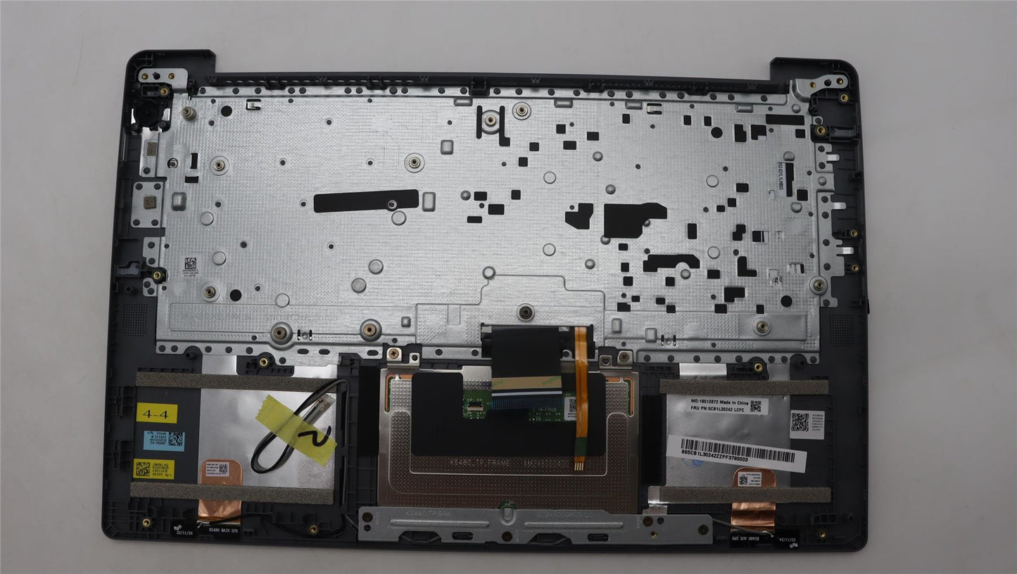 Lenovo IdeaPad 3 14AMN8 Palmrest Cover Touchpad Keyboard Belgian 5CB1L30242