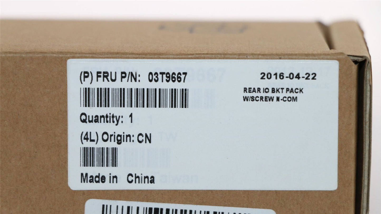 Lenovo MECH ASM FRU,ASSY_REAR_IO_BRKT_TOPEKA 03T9667