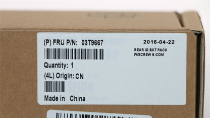 Lenovo MECH ASM FRU,ASSY_REAR_IO_BRKT_TOPEKA 03T9667