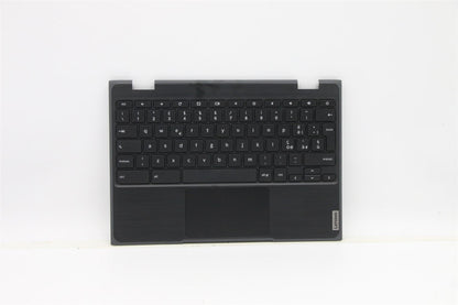 Lenovo 100e 2nd Gen Palmrest Cover Touchpad Keyboard Italian Black 5CB0Y57914