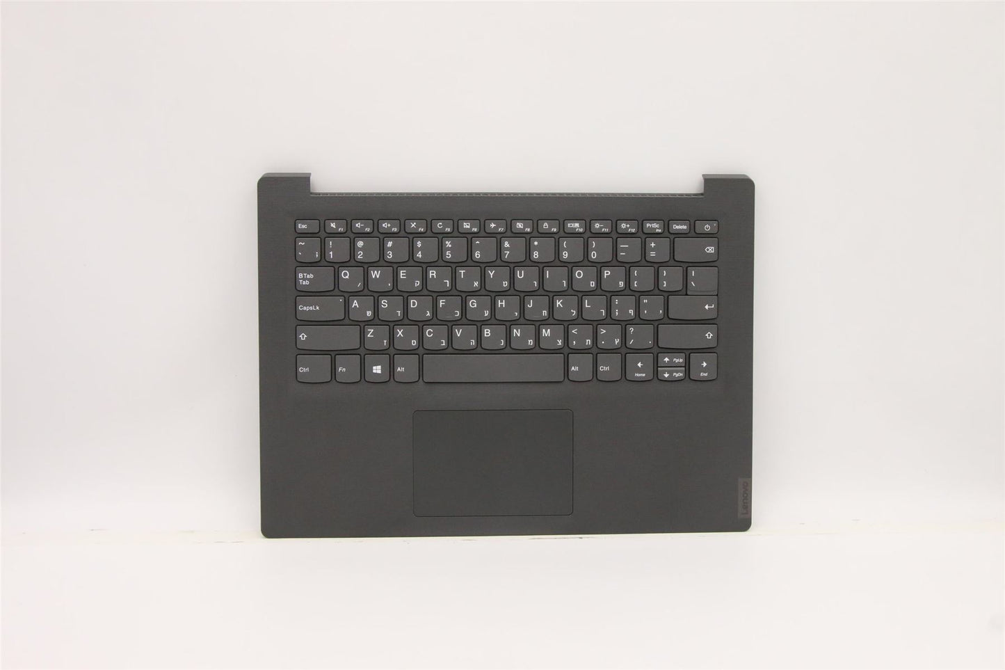 Lenovo V14 IIL Palmrest Cover Touchpad Keyboard Hebrew Iron Grey 5CB0X57121