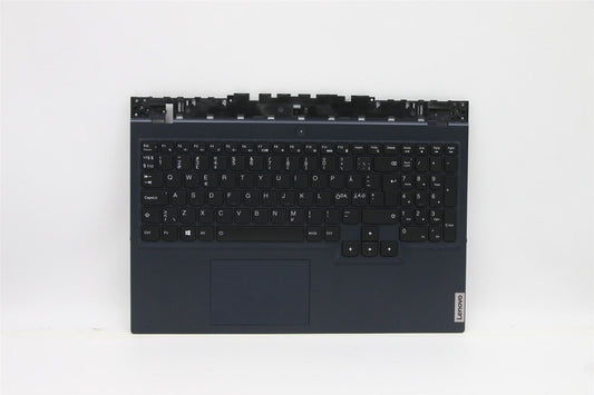 Lenovo 5 15ACH6H Palmrest Cover Touchpad Keyboard Nordic Black 5CB1C74822