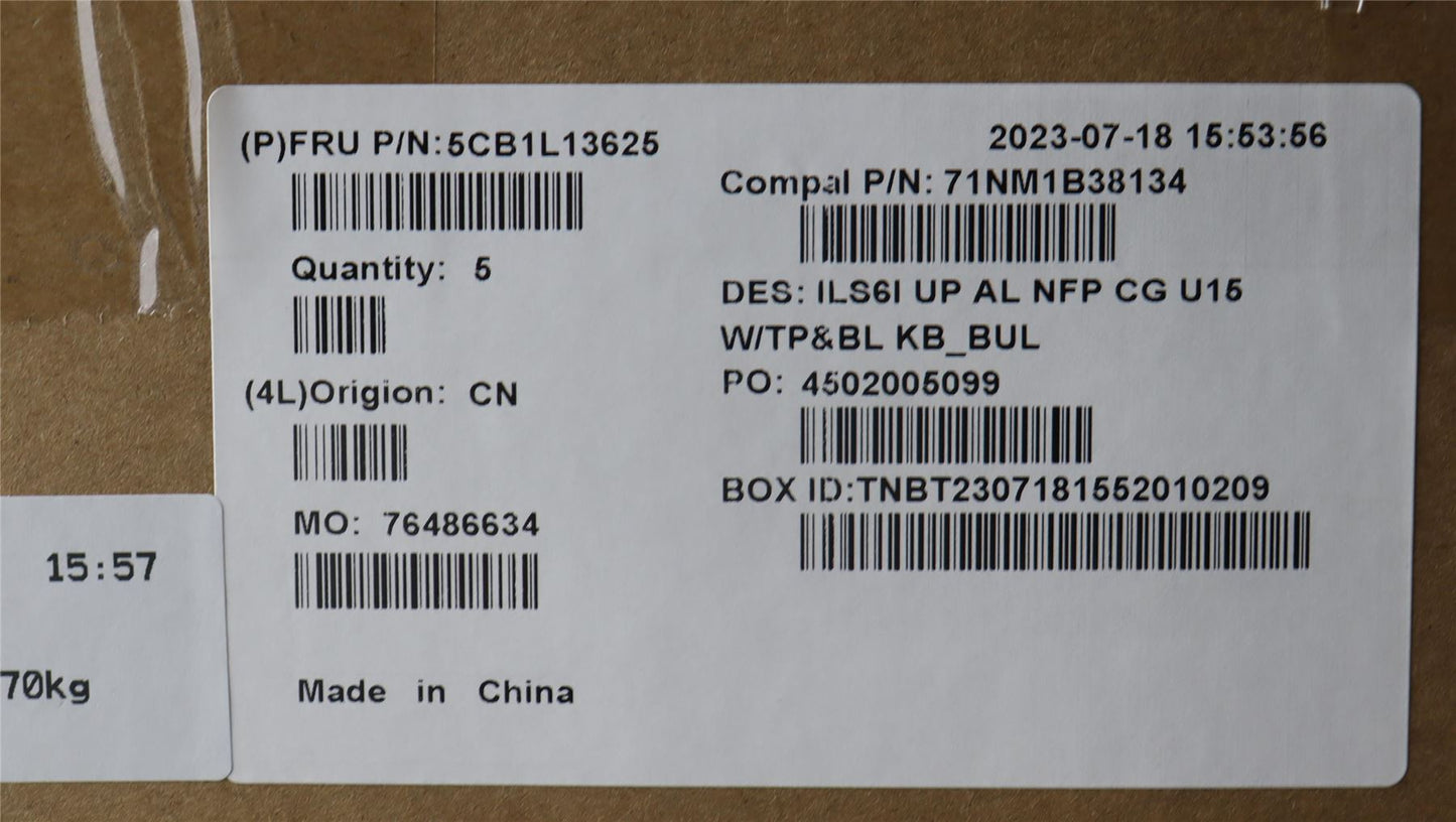 Lenovo IdeaPad 5 16ABR8 Palmrest Cover Touchpad Keyboard Bulgarian 5CB1L13625