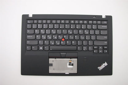 Lenovo Carbon X1 5th Keyboard Palmrest Top Cover Greek Black 01LX514