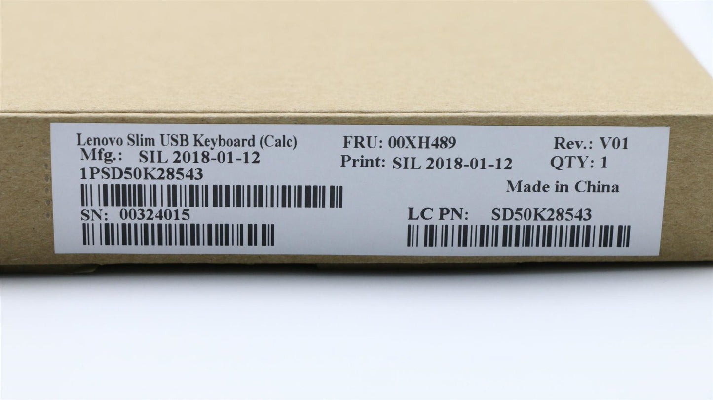 Lenovo ThinkStation 92z 72z 92 72 P300 P310 P410 USB Wired Keyboard US 00XH489