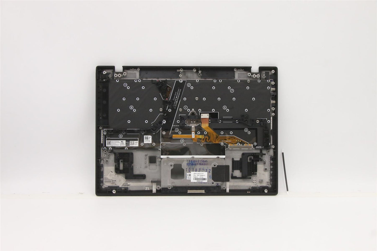 Lenovo ThinkPad X1 Gen 1 Keyboard Palmrest Top Cover Swedish Finnish 5M11B38410